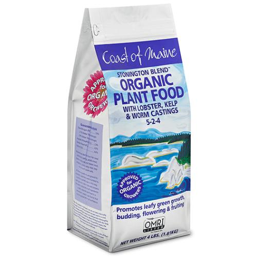 Coast of Maine 4 lb Stonington Blend Organic Plant Food (Pallet of 400)