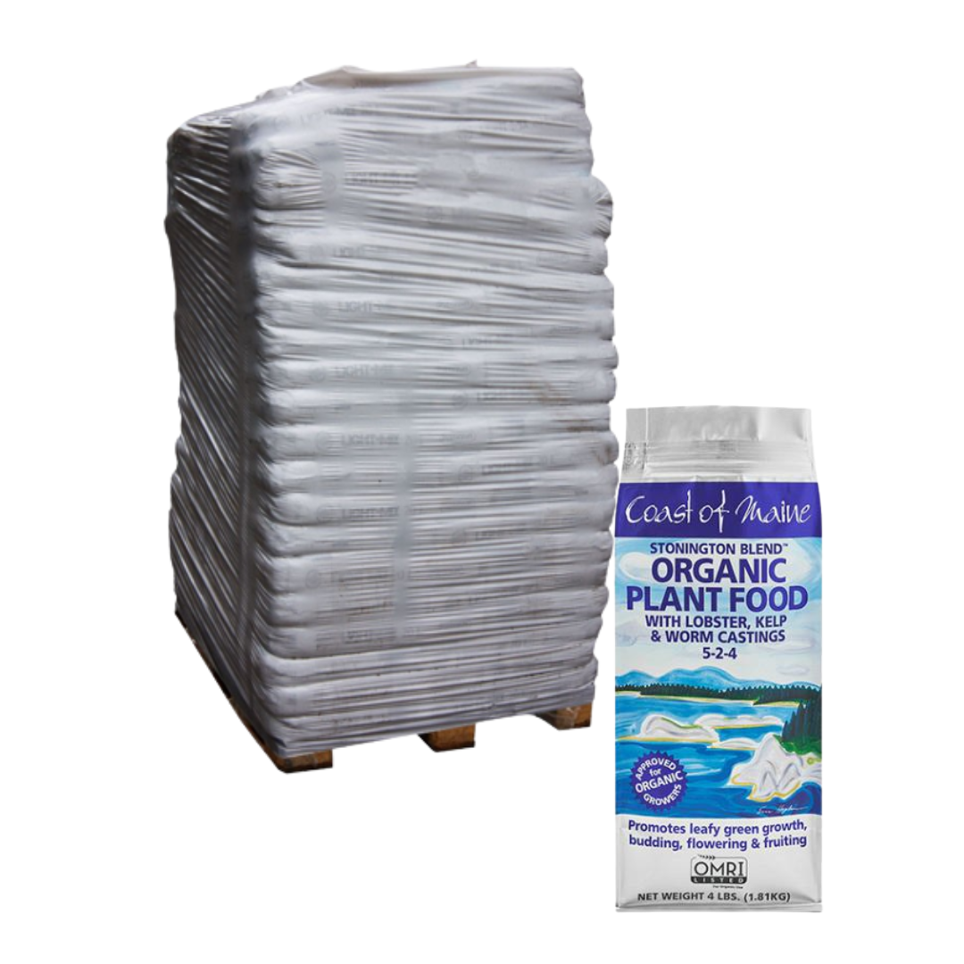 Coast of Maine 4 lb Stonington Blend Organic Plant Food (Pallet of 400)