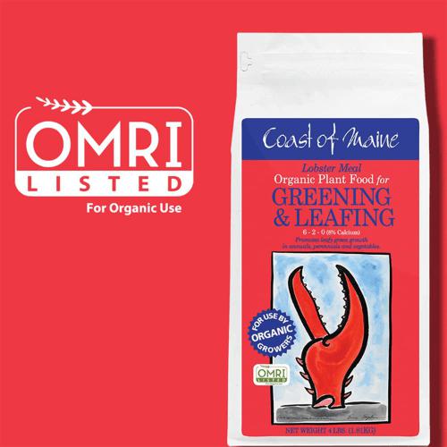 Coast of Maine 6-2-0 4 lbs Lobster Meal Organic Plant Food (Pallet of 400)