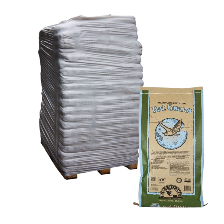 Down to Earth BAT GUANO 7-3-1 OMRI 25lb (Pallet of 40)