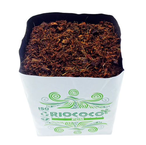 Riococo PCM 5 Gallon (Open Top) Coco Grow Bag (Pallet of 384 Bags)