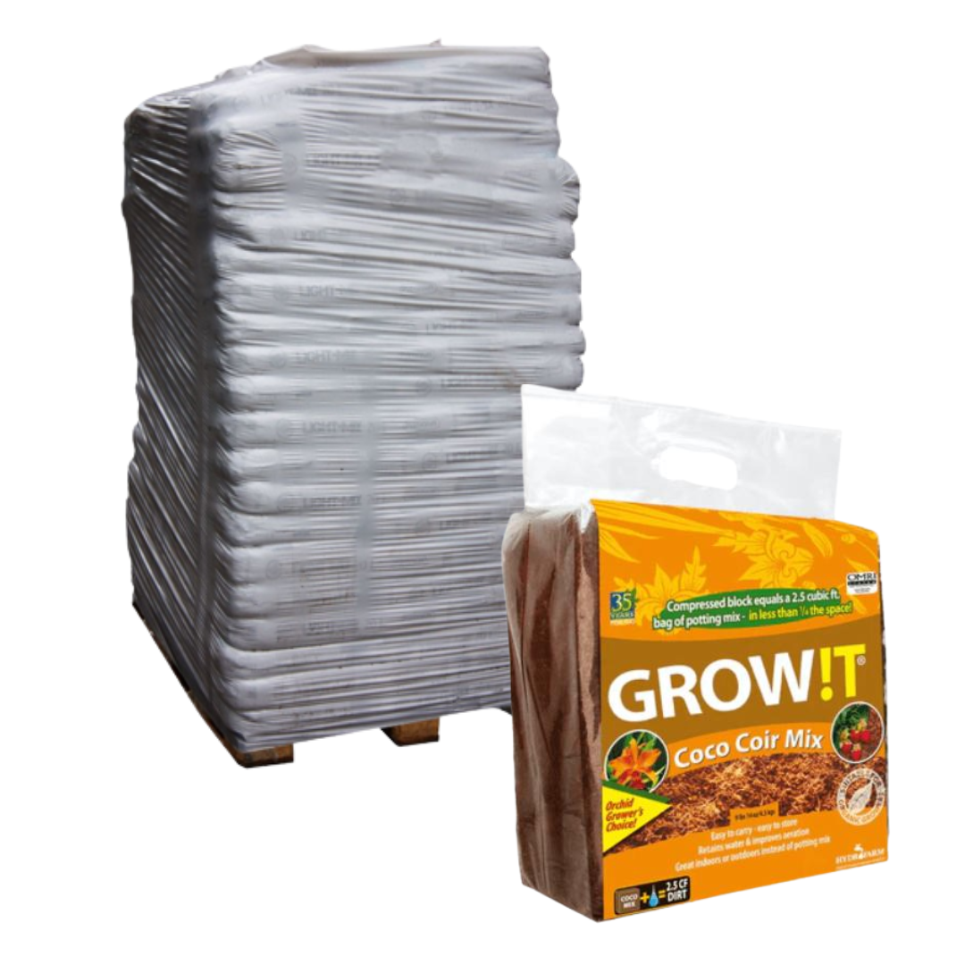 GROW!T Block Organic Coco Coir Mix (Pallet of 216)