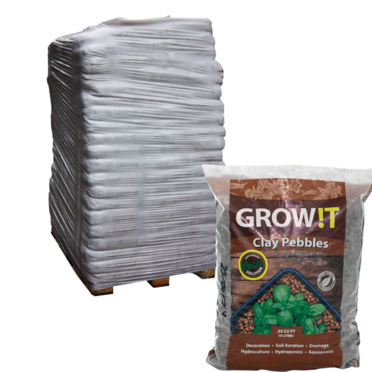 GROW!T 10 L Clay Pebble (Pallet of 91)