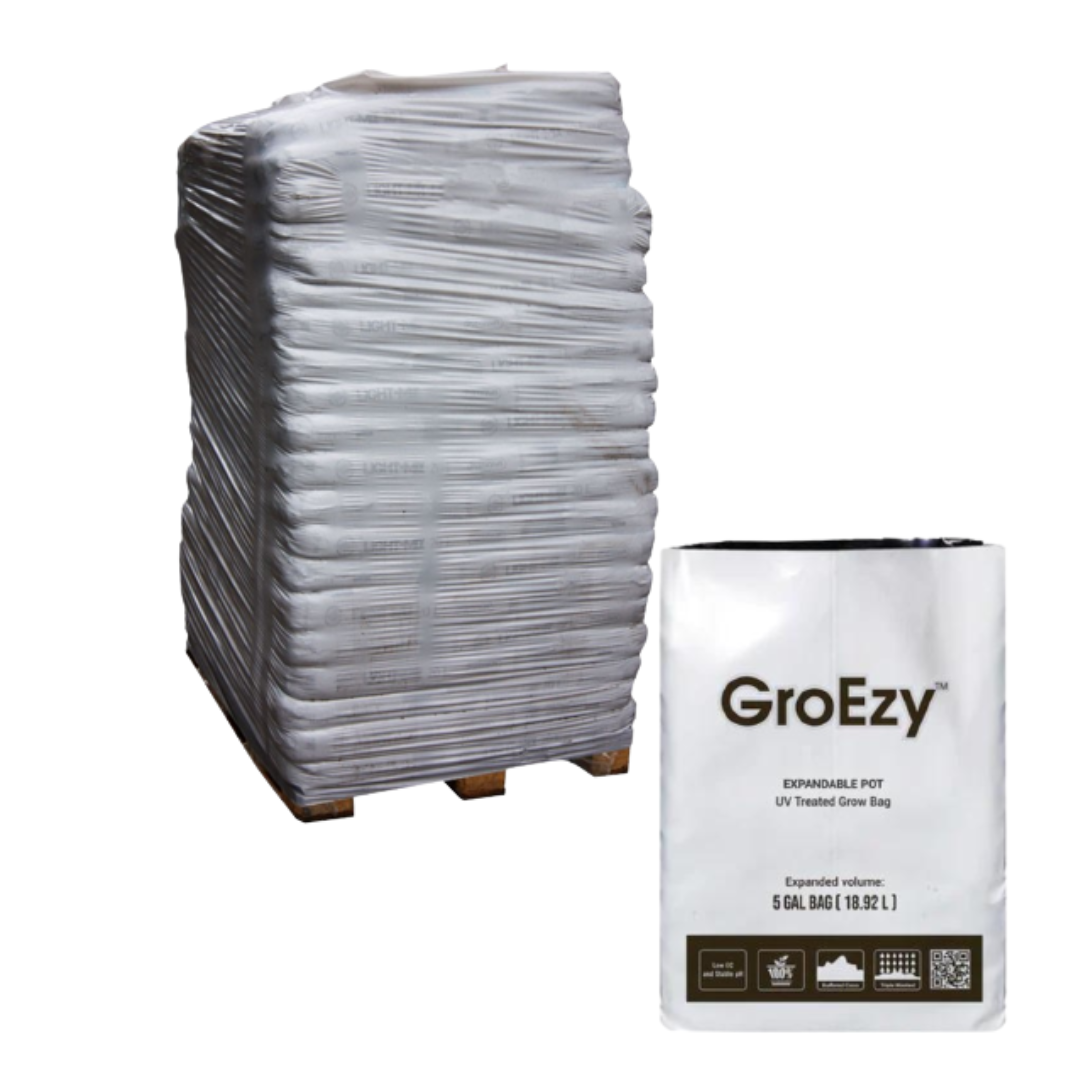 GroEzy 5 Gallon UV Treated Coco Grow Bag Bag (Pallet of 720)