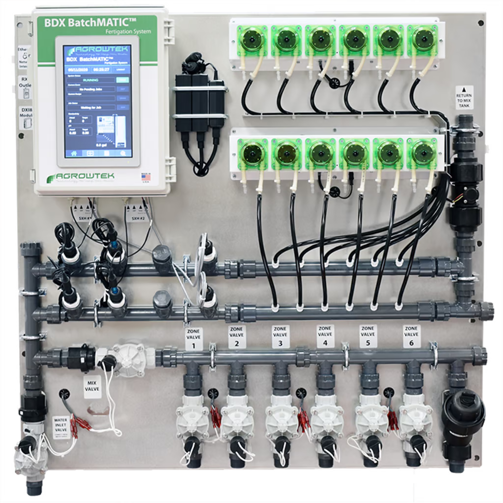 Agrowtek BDX BatchMatic 6 Zone 6 Part Dosing System