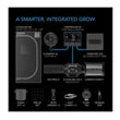AC Infinity AC-PKA22 2' x 2' Compact Advance Grow Tent System 1-Plant Kit with Integrated Smart Controls to Automate Ventilation and Circulation with Full Spectrum LED Grow Light