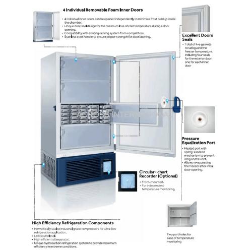 Across International 110V RapidChill 20 Cu Ft Ultra Low Upright Freezer