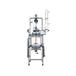 Across International 20L Single Jacketed Filter Glass Reactor