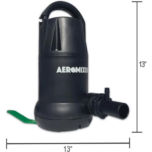 AeroMixer Nutrient Mixer And Aerator Pump Kit For Tall Tanks