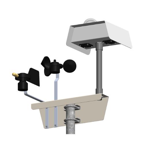 Agrowtek GrowControl SXW Digital Outdoor Weather Sensor With Wind Speed Anemometer And Direction Vane Sensor And Rain Sensor