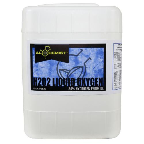 Alchemist 5 Gallon 34% H2O2 Liquid Oxygen (Pallet of 38)