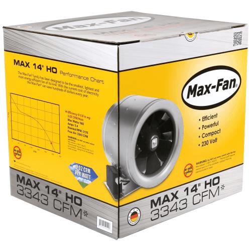 Can-Fan Max Inline Fan 14 Inch HO The Beast 240 Volt 3343 CFM