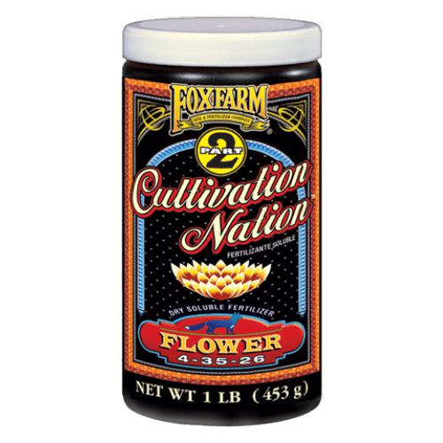 FoxFarm 1 Lb Cultivation Nation Flower Soluble Fertilizer (Case of 48)