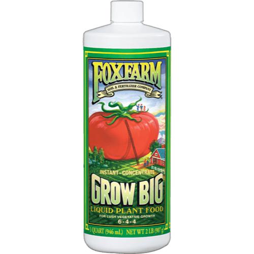 FoxFarm 1 Quart Grow Big Liquid Concentrate Fertilizer (Case of 36)