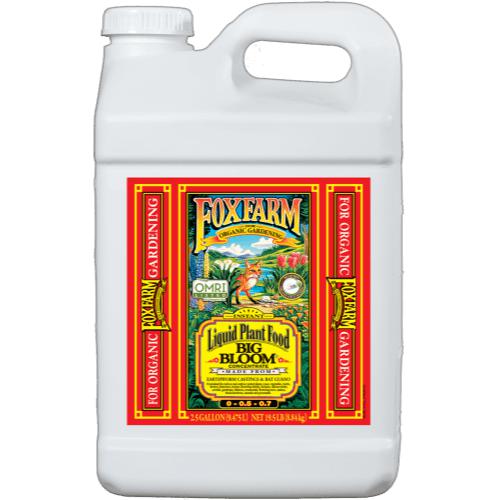 FoxFarm 2.5 Gallon Big Bloom Liquid Concentrate Plant Food (Case of 6)