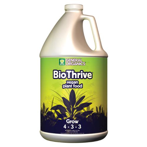 GH 1 Gal General Organics BioThrive Grow (Case of 12)