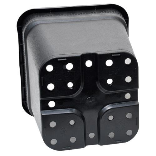 Gro Pro 1 Gallon Black Square Pot (Case of 500)