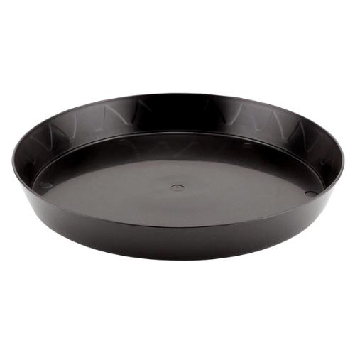 Gro Pro 10 Inch Heavy Duty Black Saucer (Case of 500)