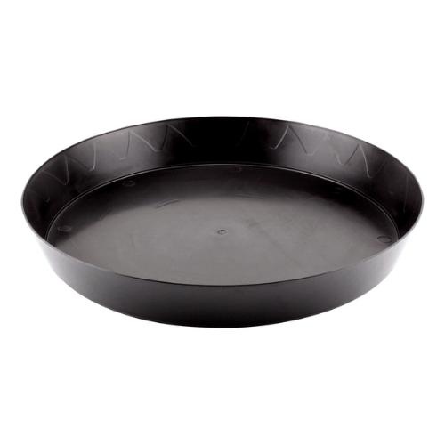 Gro Pro 14 Inch Heavy Duty Black Saucer (Case of 490)