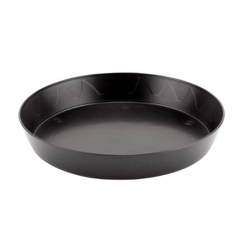 Gro Pro 8 Inch Heavy Duty Black Saucer (Case of 500)