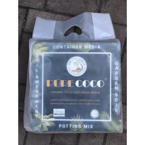 GroEzy 5kg (Individually Packaged) Compressed Pure Coco Block (Pallet of 200)