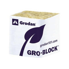 Grodan 3" x 3" x 2.5" Improved 4 Block With No Hole (Pallet of 6528)