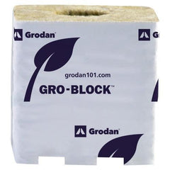 Grodan Pro 4" x 4" x 4" Improved 10 Block With Hole (Pallet of 2448)