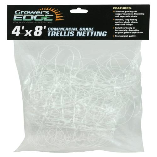 Grower's Edge 4 Ft x 8 Ft Commercial Grade Trellis Netting (Case of 30)