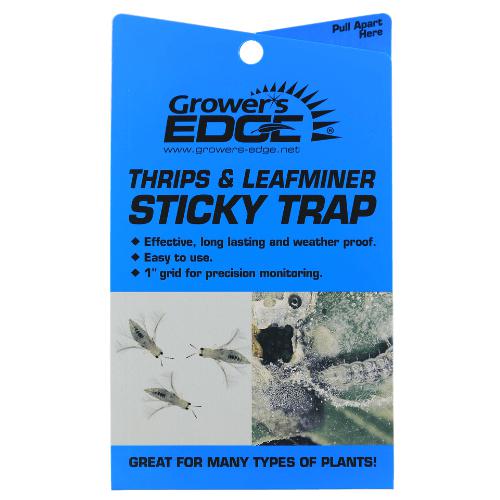 Grower's Edge 5 Thrips & Leafminer Sticky Trap (Case of 80)