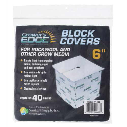 Grower's Edge 6 In Block Covers (Pack of 40)