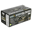 Grower's Edge 6 Mil X-Large Black Powder Free Diamond Textured Nitrile Gloves (Box of 15)