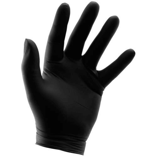 Grower's Edge 6 Mil X-Large Black Powder Free Nitrile Gloves (Box of 15)