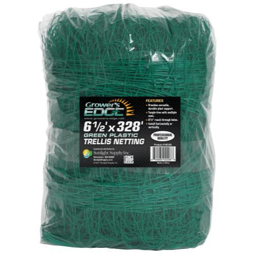 Grower's Edge 6.5 Ft x 328 Ft Green Trellis Netting (Case of 6)
