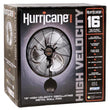 Hurricane 16 Inch Pro High Velocity Oscillating Metal Wall Mount Fan (Pallet of 24)