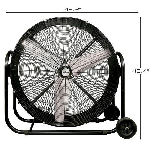 Hurricane 42 Inch Pro Heavy Duty Adjustable Tilt Drum Fan
