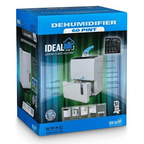 Ideal-Air 60 Pint - Up to 120 Pints Per Day Dehumidifier