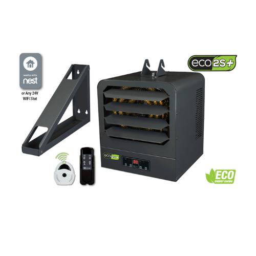 King Electric KB2412-1-ECO2S-PLUS-FB 2 Stage Electronic Unit Heater With Remote Sensor