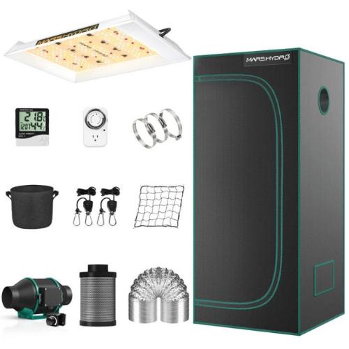 Mars Hydro TS-600 LED Grow Light And 2' x 2' Grow Tent Kit
