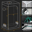 Mars Hydro TS-600 LED Grow Light And 2' x 2' Grow Tent Kit