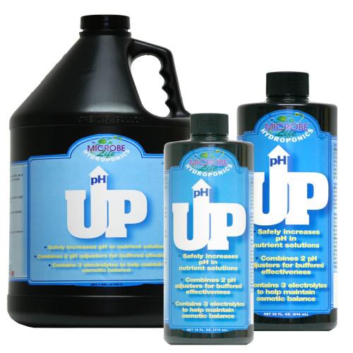 Microbe Life Hydroponics 1 Quart pH Up Nutrient Solution (Case of 36)