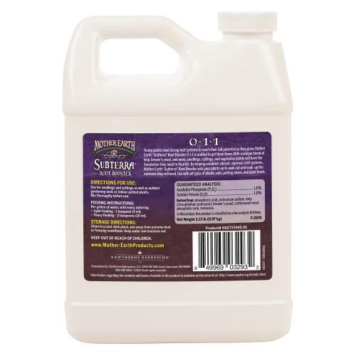 Mother Earth 1 Quart Subterra Root Booster 0-1-1 (Bundle of 36)