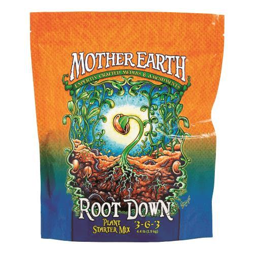 Mother Earth 4.4 Lbs Root Down Plant Starter Mix 3-6-3 (Bundle of 36)