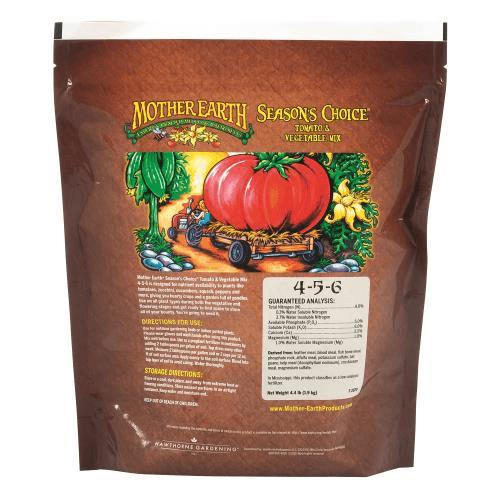 Mother Earth 4.4 Lbs Seasons Choice Tomato & Vegetable Mix 4-5-6 (Bundle of 36)