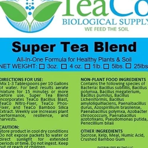 TeaCo Biological Supply 25 Lbs Super Tea 
