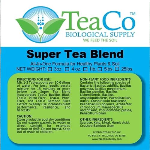 TeaCo Biological Supply 4 Oz Super Tea