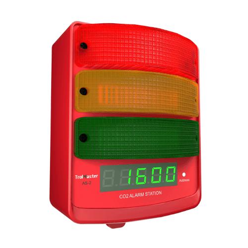 TrolMaster AS-2 LED Display With Cable Set CO2 Alarm Station