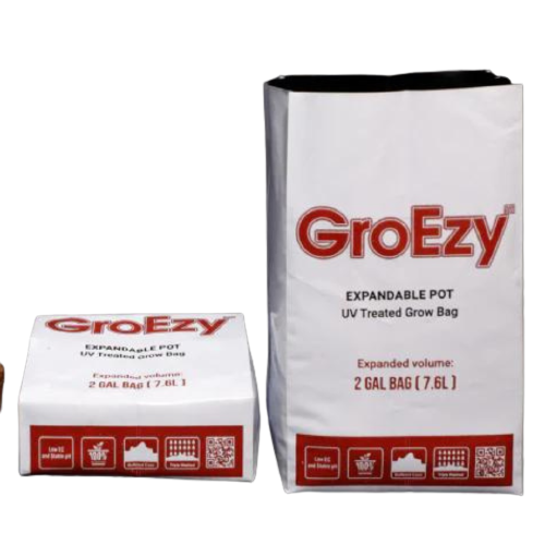 GroEzy 2 Gallon UV Treated Coco Grow Bag (Pallet of 1,440)