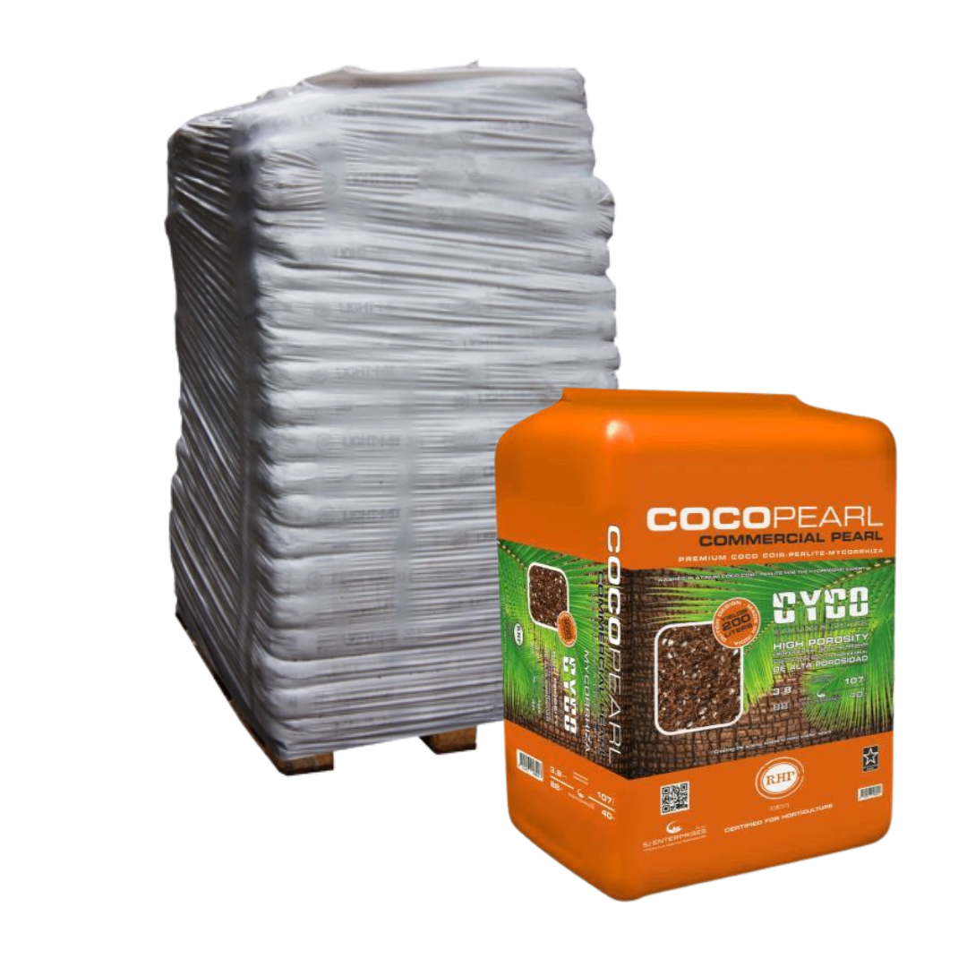 CYCO 3.8 Cu Ft Coco Pearl With Mycorrhizae (Pallet of 25)