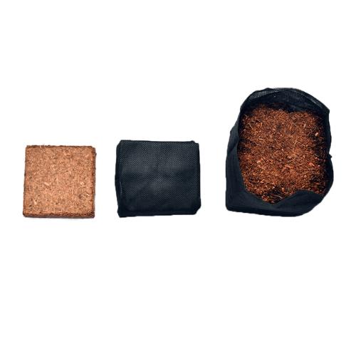 GroEzy 0.5 Gallon Expandable Fabric Coco Grow Bag (Pallet of 5,400)