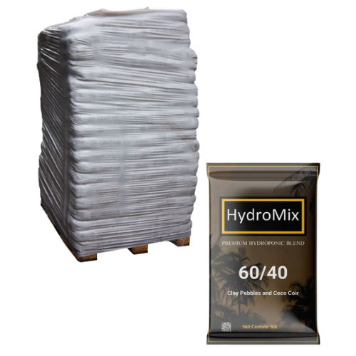 GroEzy HydroMix 60/40 Coco Coir & Clay Pebbles 50L Bag (Pallet of 65)